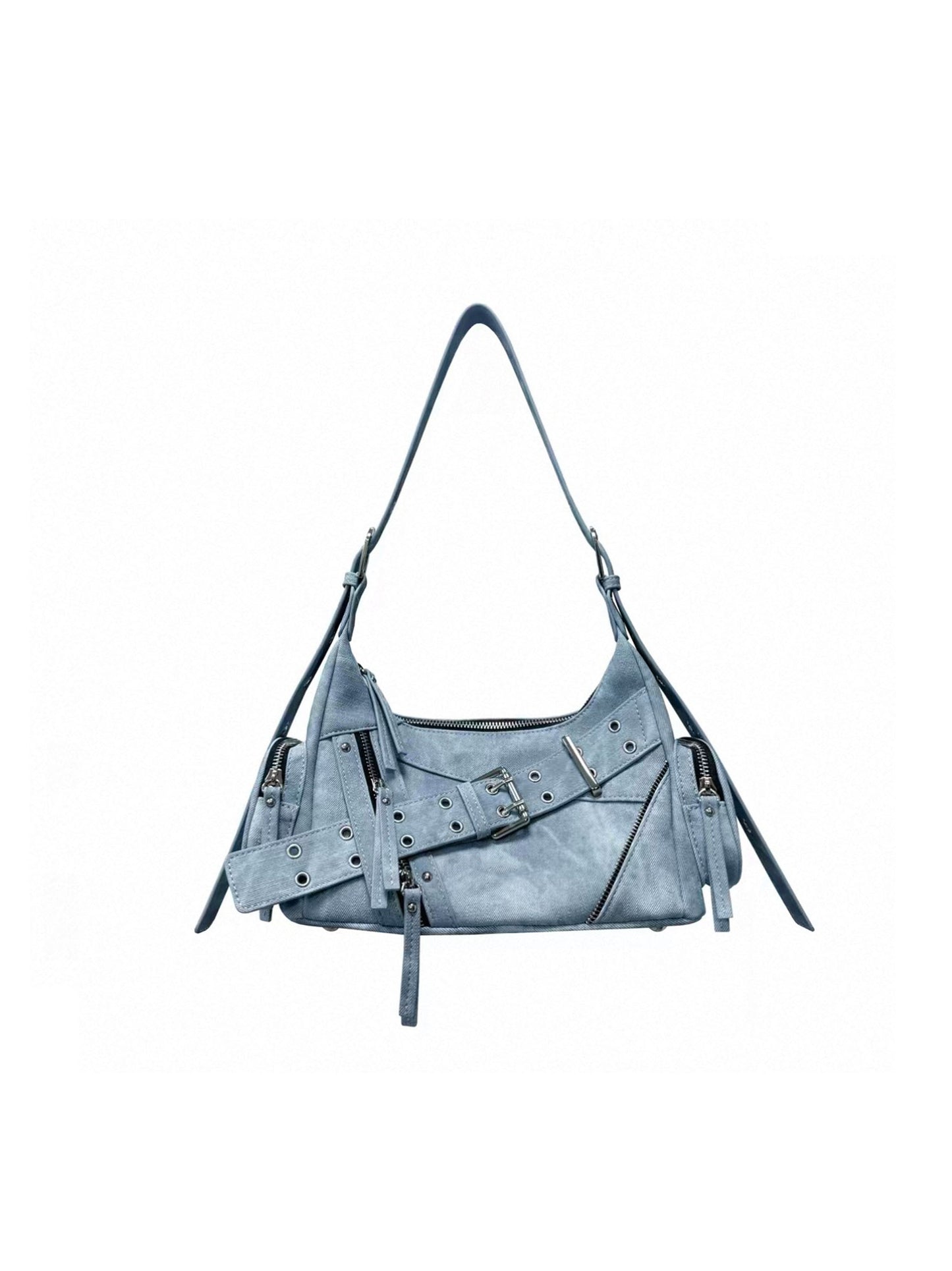 Moto Denim Bag