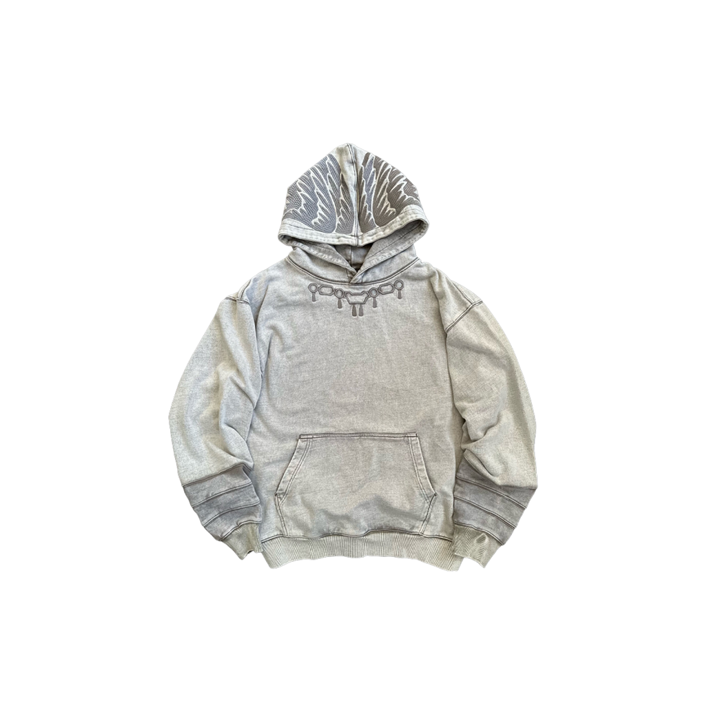 Ten Shadows Grey Hoodie